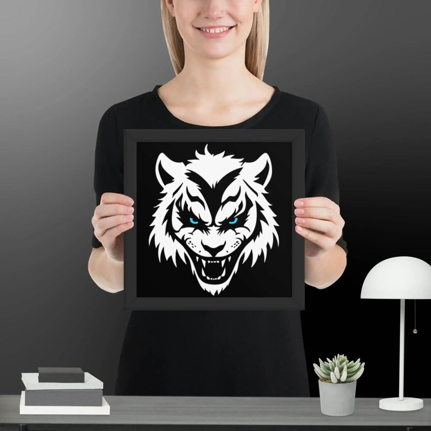 Fusion of Beast and Madness Framed poster - STYLISHOUR