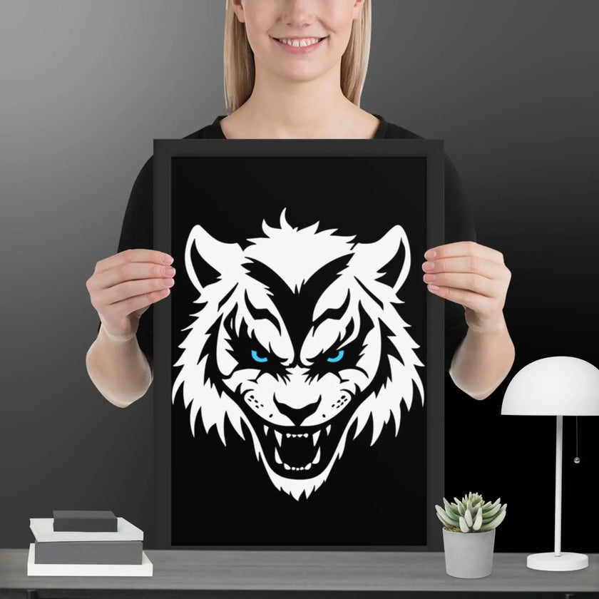 Fusion of Beast and Madness Framed poster - STYLISHOUR