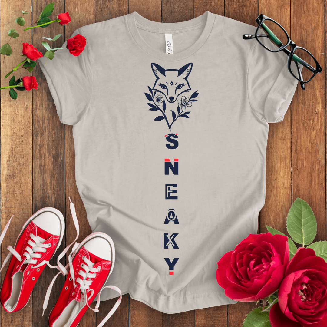 Cute Sneaky Fox T-shirt - STYLISHOUR