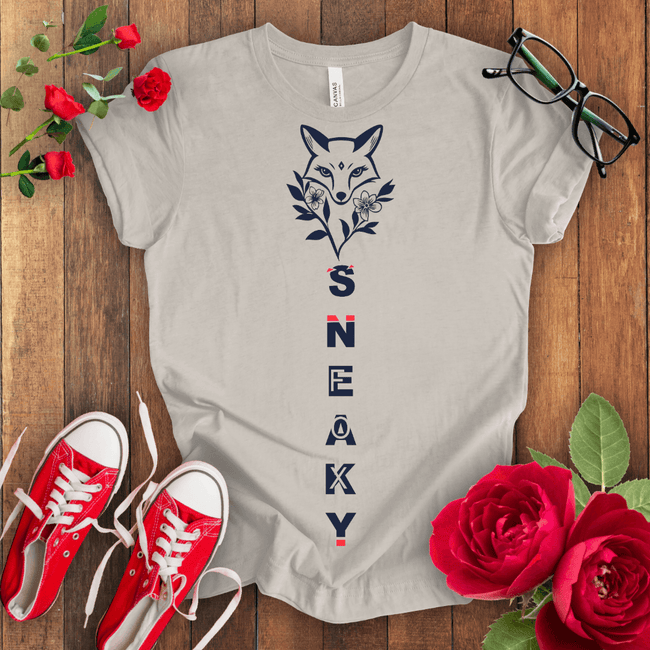 Cute Sneaky Fox T-shirt - STYLISHOUR