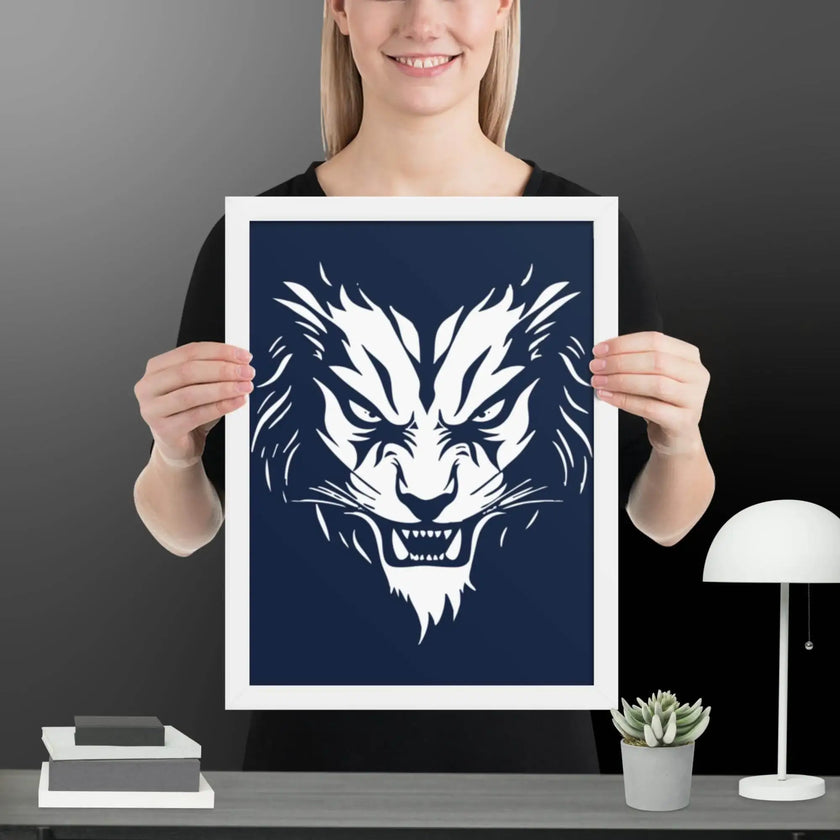 Roaring Madness Framed poster - STYLISHOUR