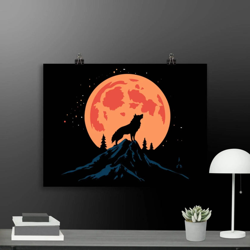 Howling Wolf Poster - STYLISHOUR