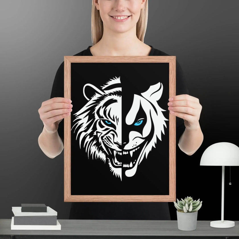 Laugh of the Wild Framed poster - STYLISHOUR