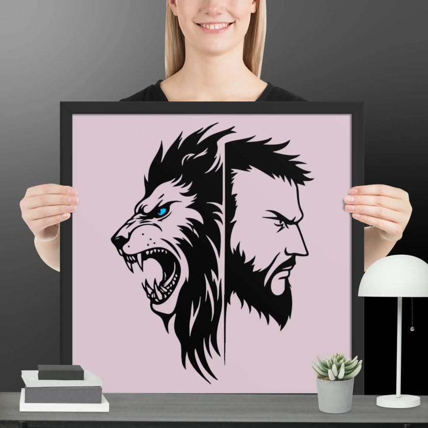 Fierce Fusion Wall Art Framed poster - STYLISHOUR