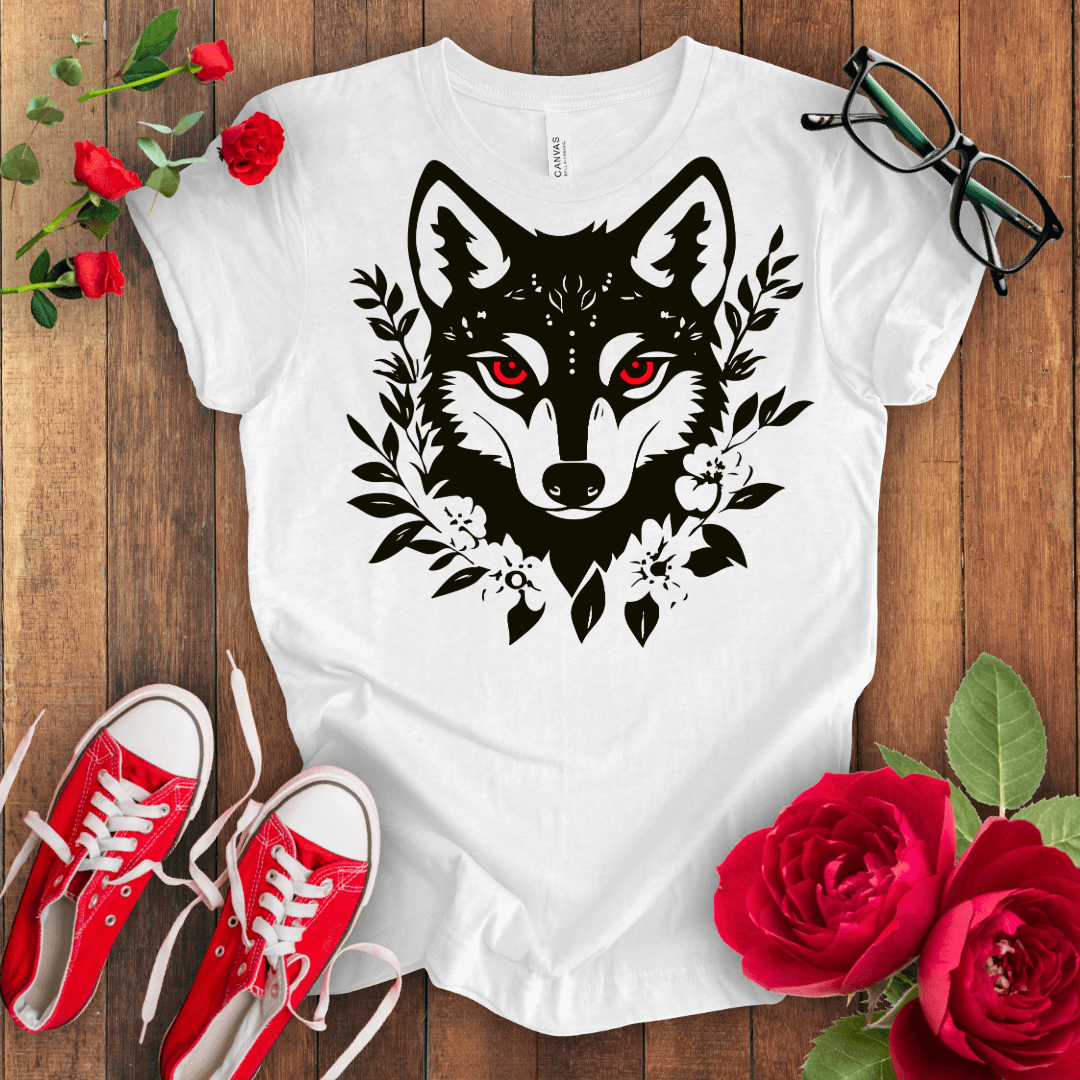 Red Eye Wolf T-shirt - STYLISHOUR