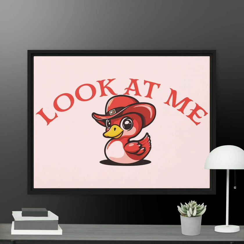 Look At Me Framed canvas - STYLISHOUR
