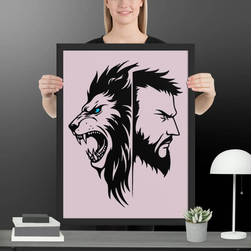 Fierce Fusion Wall Art Framed poster - STYLISHOUR