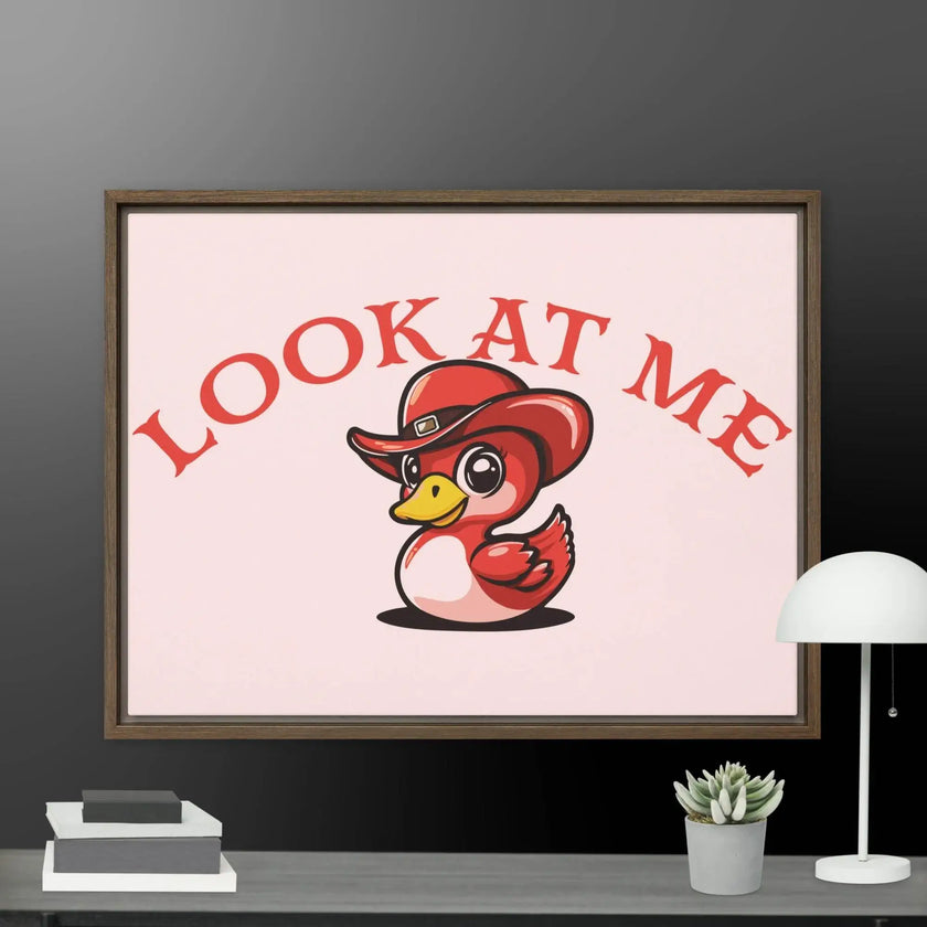 Look At Me Framed canvas - STYLISHOUR