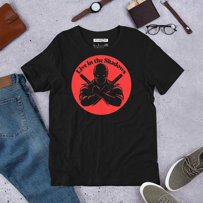 Live in the Shadow Ninja T-shirt - STYLISHOUR