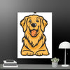 Adorable Golden Dog Poster - STYLISHOUR