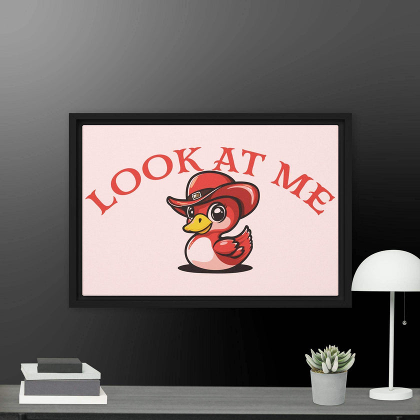 Look At Me Framed canvas - STYLISHOUR