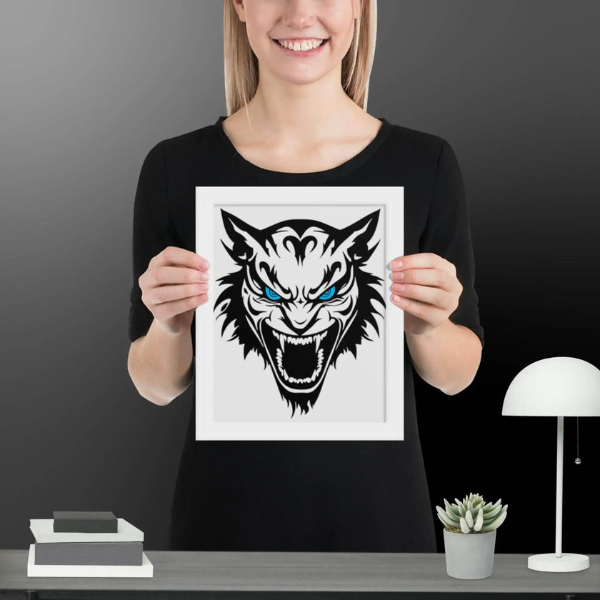 Jungle Madness Wall Art Framed poster - STYLISHOUR