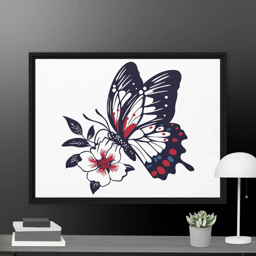 Adorable Butterfly Framed canvas - STYLISHOUR