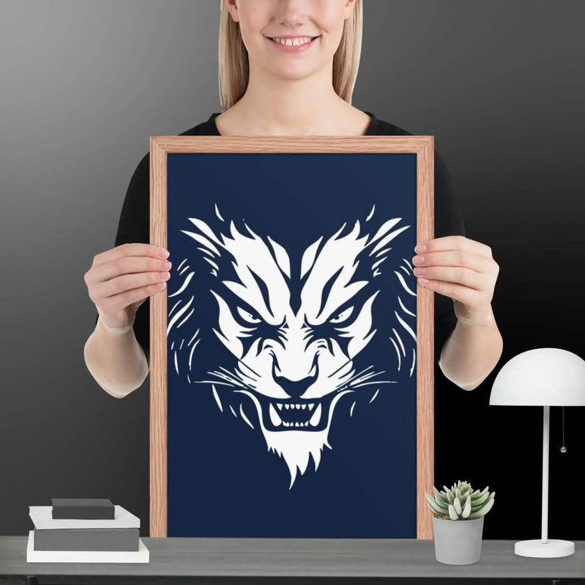 Roaring Madness Framed poster - STYLISHOUR