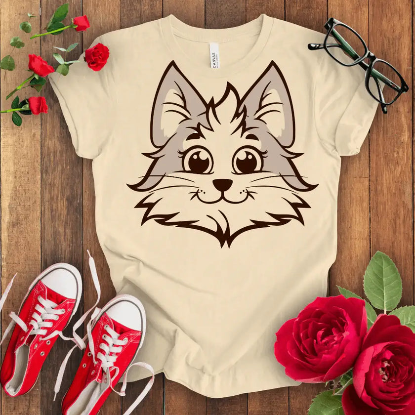 Whiskers Wonder Tee: a purr-fect shirt for cat lovers! - STYLISHOUR