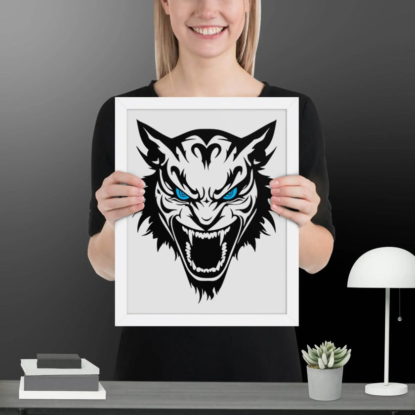 Jungle Madness Wall Art Framed poster - STYLISHOUR