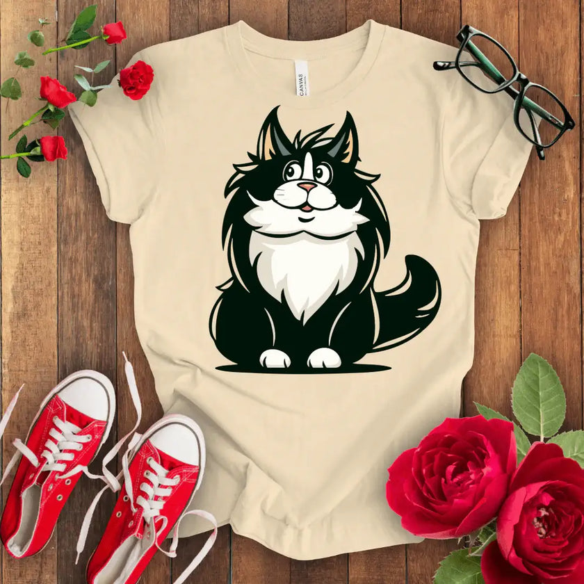 Meow Vibes Tee - Cute Cat Lover Shirt - STYLISHOUR