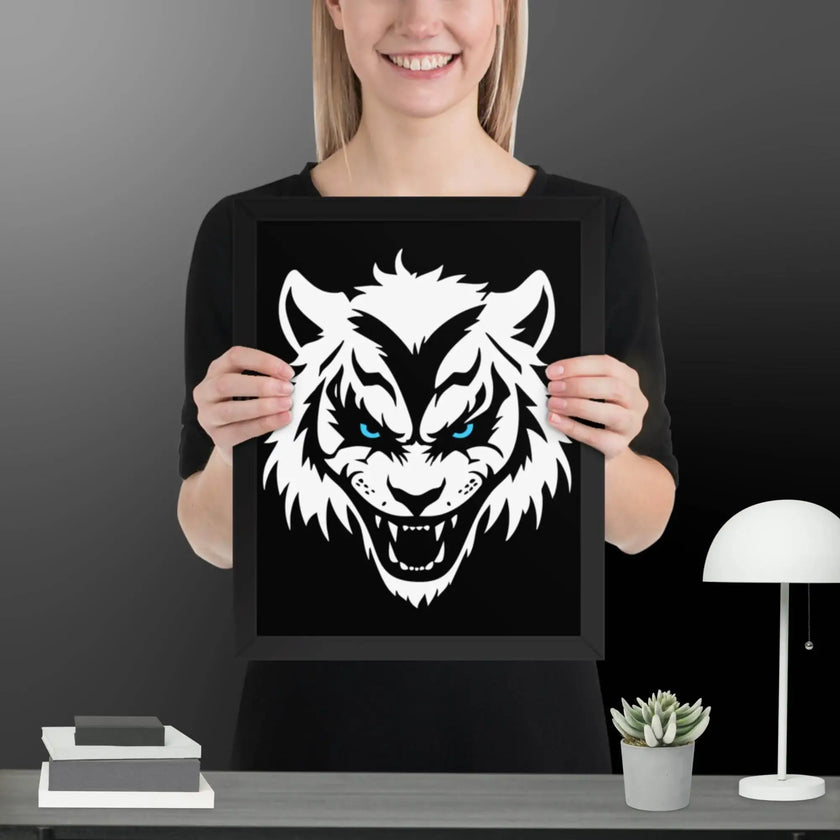 Fusion of Beast and Madness Framed poster - STYLISHOUR