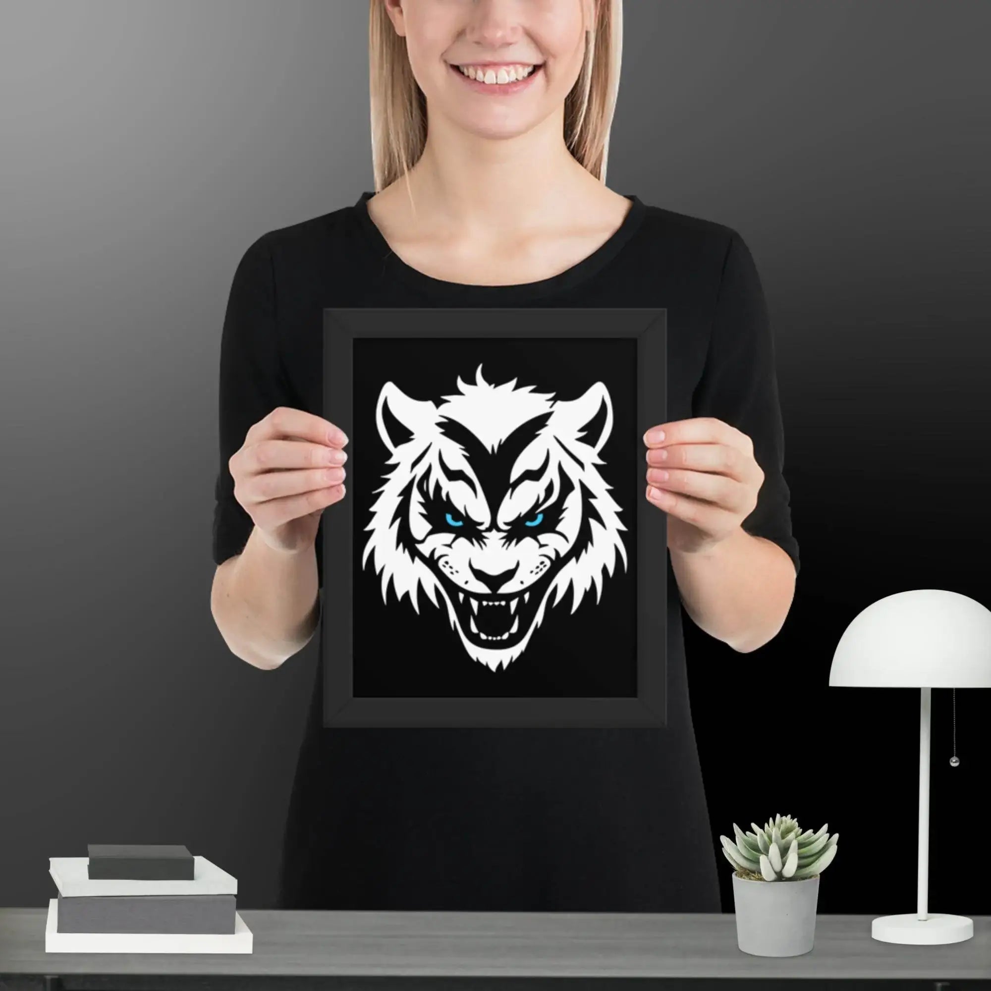 Fusion of Beast and Madness Framed poster - STYLISHOUR
