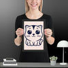 Meow Magic Framed matte paper poster - STYLISHOUR