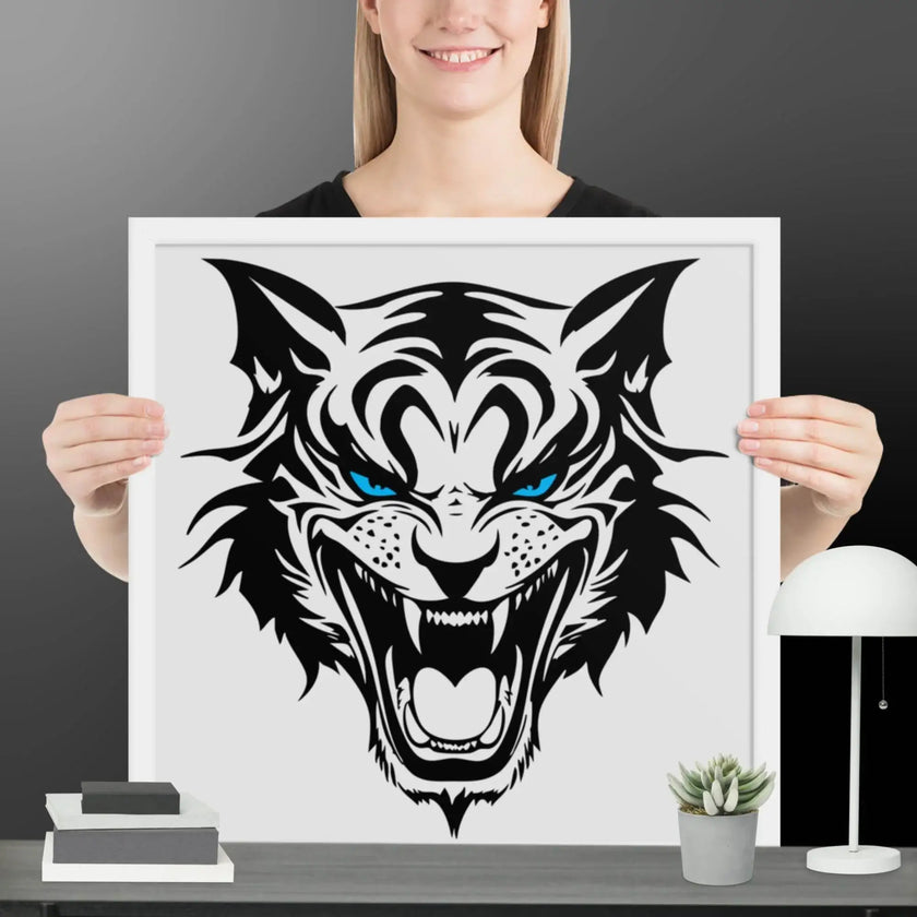 Fierce Fusion Wall Art Framed poster - STYLISHOUR