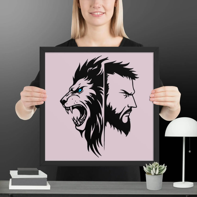 Fierce Fusion Wall Art Framed poster - STYLISHOUR