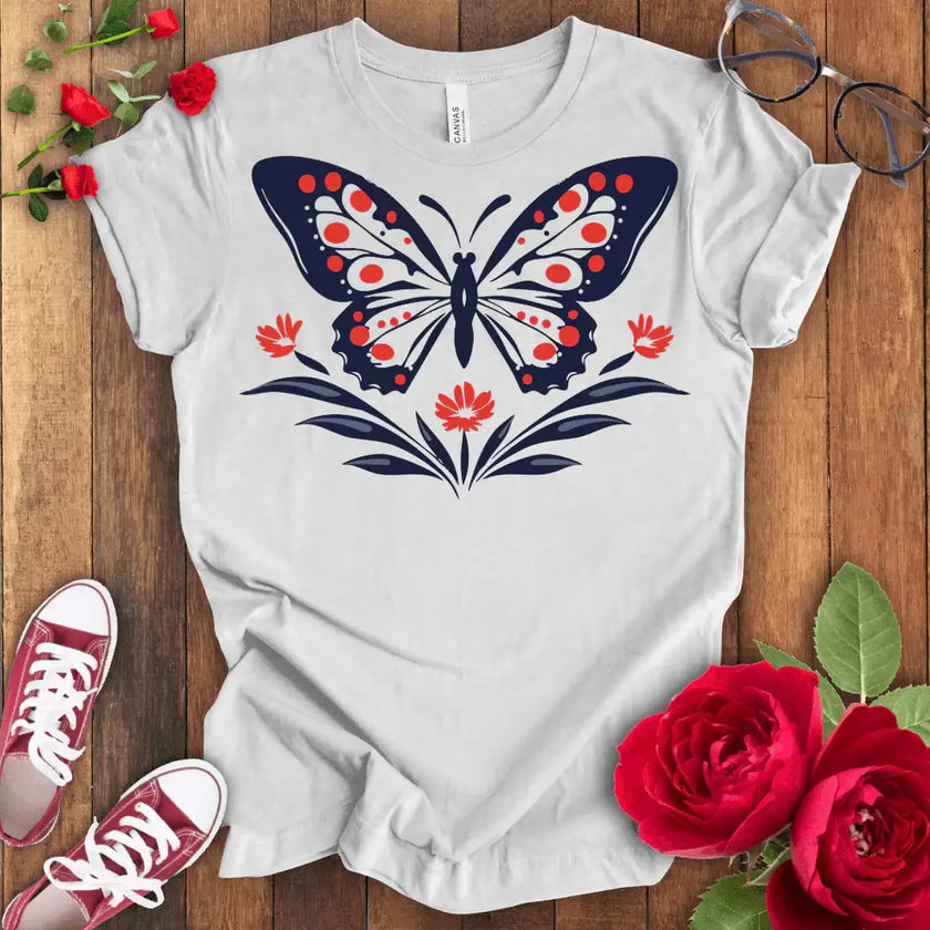 Wings of Wonder Butterfly T-shirt - STYLISHOUR