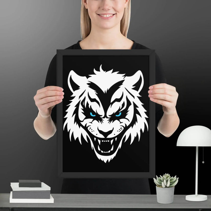 Fusion of Beast and Madness Framed poster - STYLISHOUR