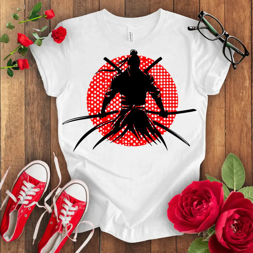 Samurai Spirit Tee - Retro Warrior Design - STYLISHOUR