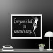 Every is Bad in Someone's story Framed canvas - STYLISHOUR