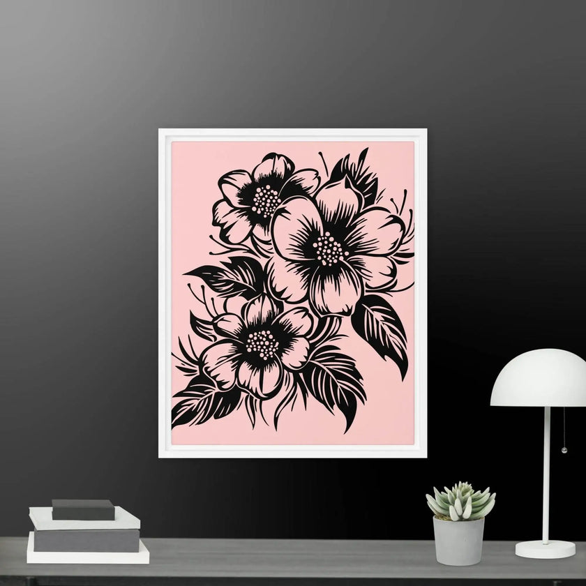 Flower Framed canvas - STYLISHOUR