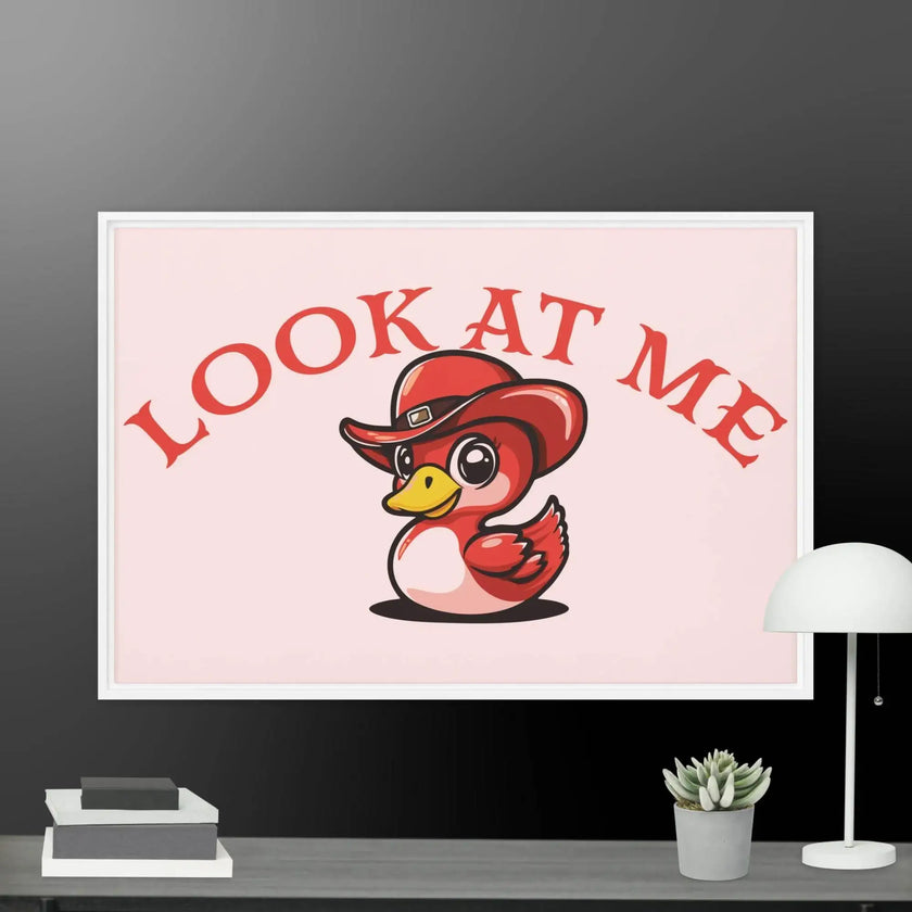 Look At Me Framed canvas - STYLISHOUR