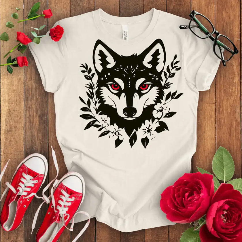 Midnight Wolf Tee - Howl in Style - STYLISHOUR