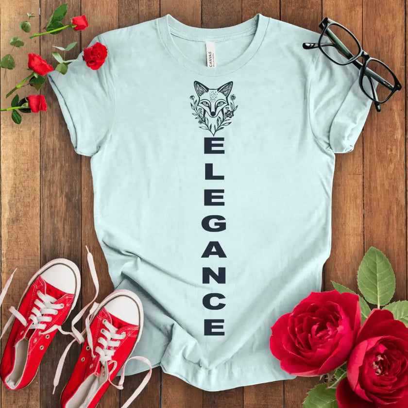 Elegant Fox Tee: Comfort & Style in One! - STYLISHOUR