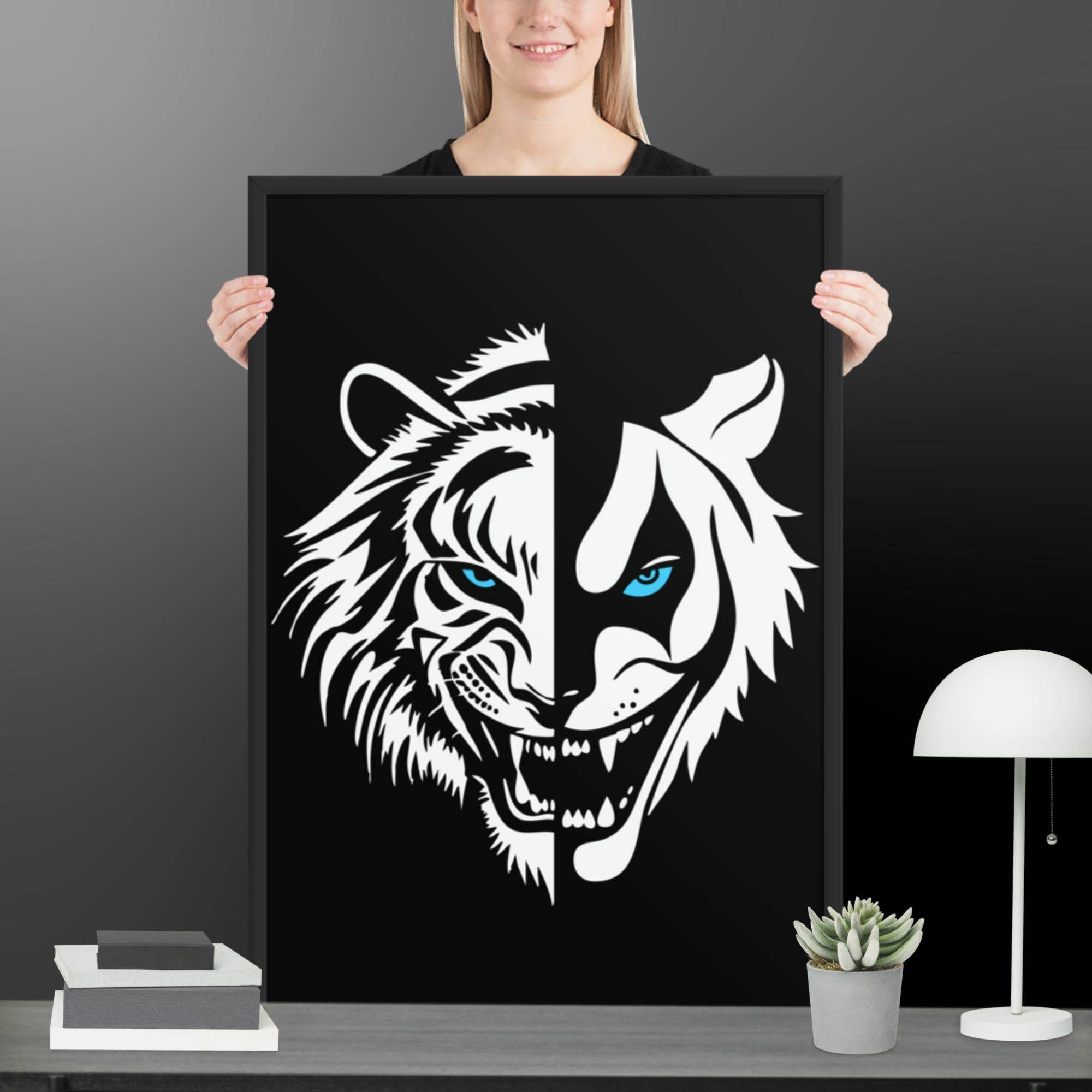 Laugh of the Wild Framed poster - STYLISHOUR
