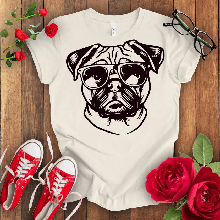 Cute Pup T-shirt: Adventure Ready! - STYLISHOUR