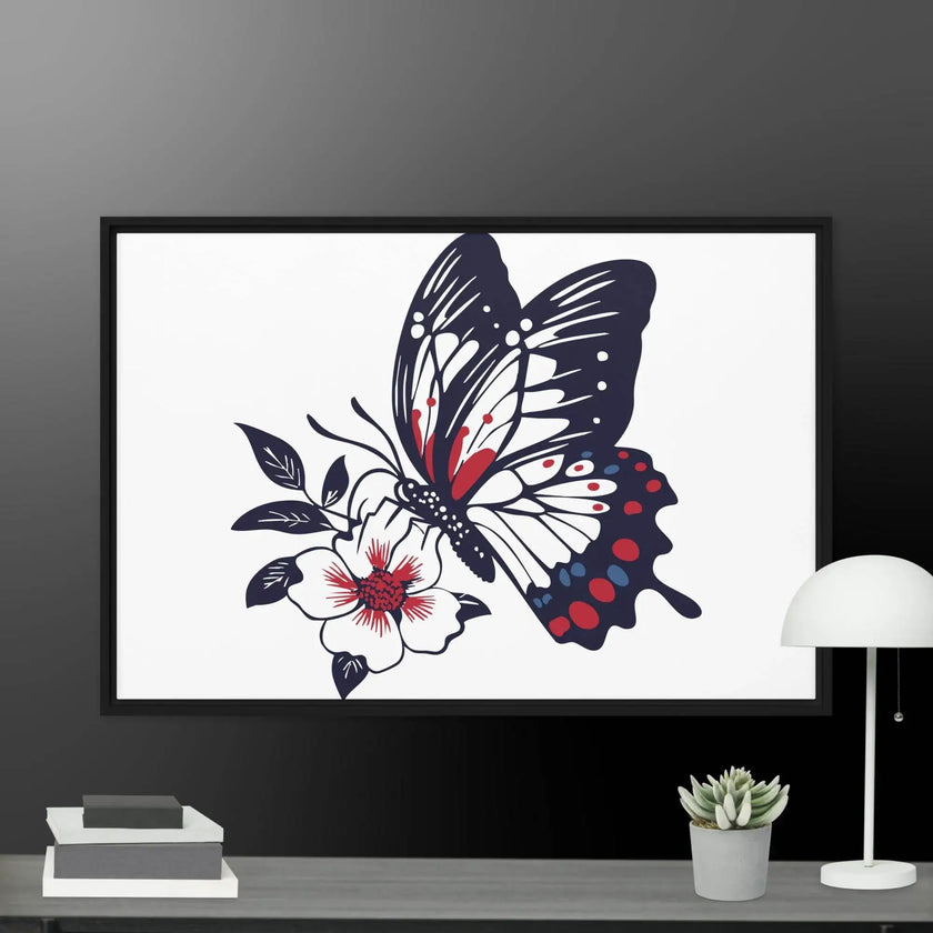 Adorable Butterfly Framed canvas - STYLISHOUR