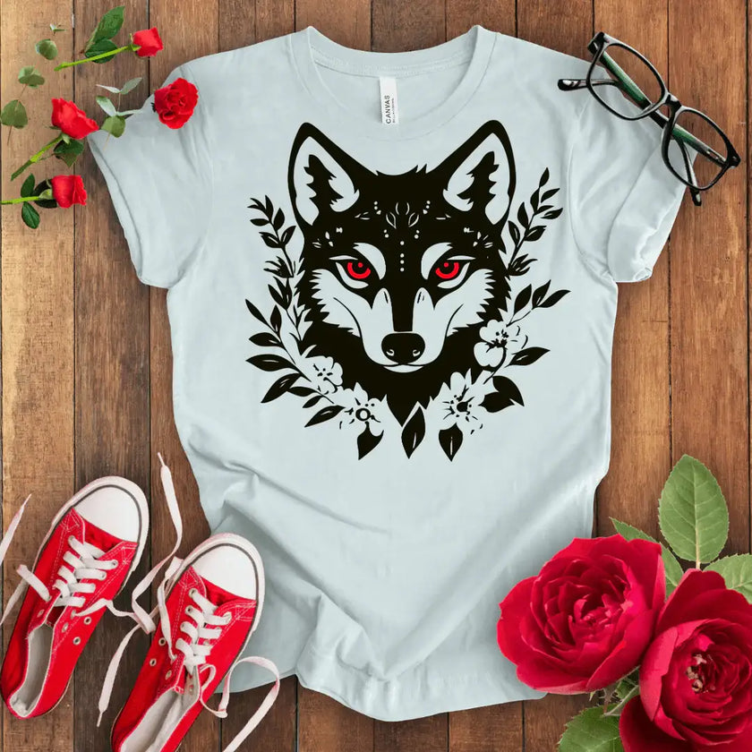 Midnight Wolf Tee - Howl in Style - STYLISHOUR