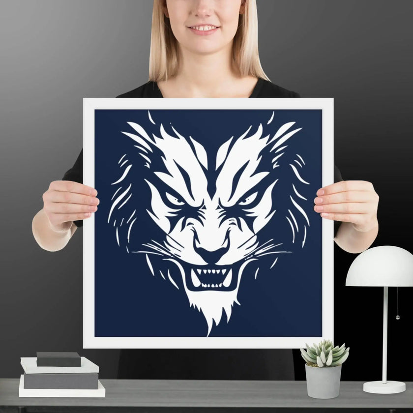 Roaring Madness Framed poster - STYLISHOUR