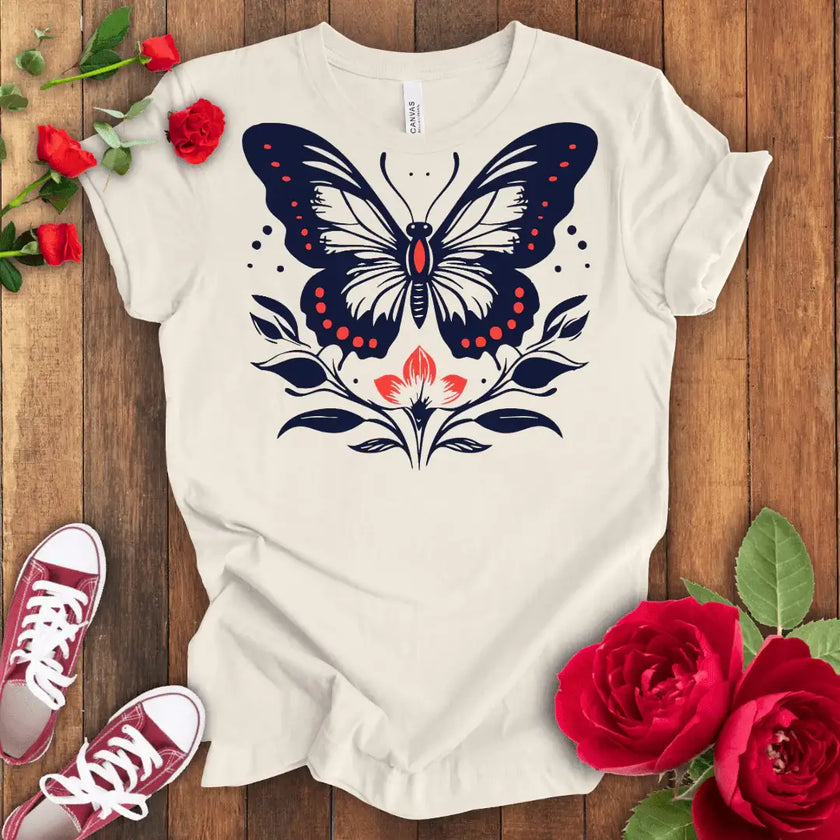Wings of Freedom Butterfly T-shirt - STYLISHOUR