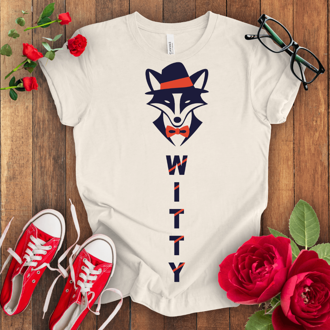 Cute Witty Fox T-shirt - STYLISHOUR