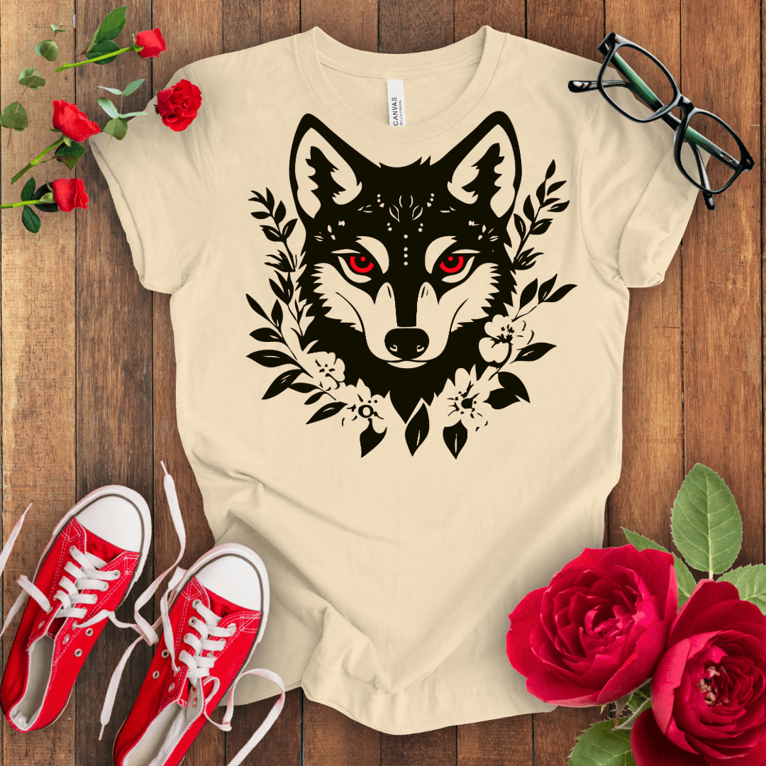 Red Eye Wolf T-shirt - STYLISHOUR