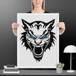 Jungle Madness Wall Art Framed poster - STYLISHOUR