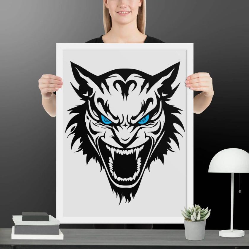 Jungle Madness Wall Art Framed poster - STYLISHOUR