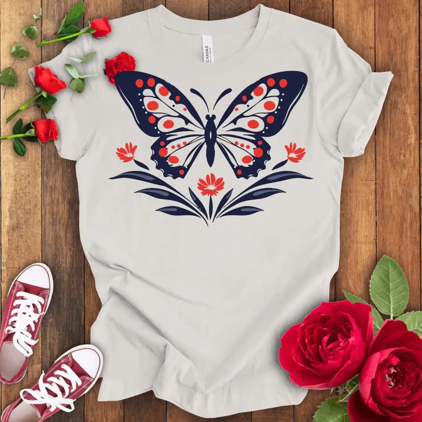 Wings of Wonder Butterfly T-shirt - STYLISHOUR