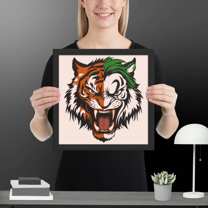 King of Chaos Framed poster - STYLISHOUR