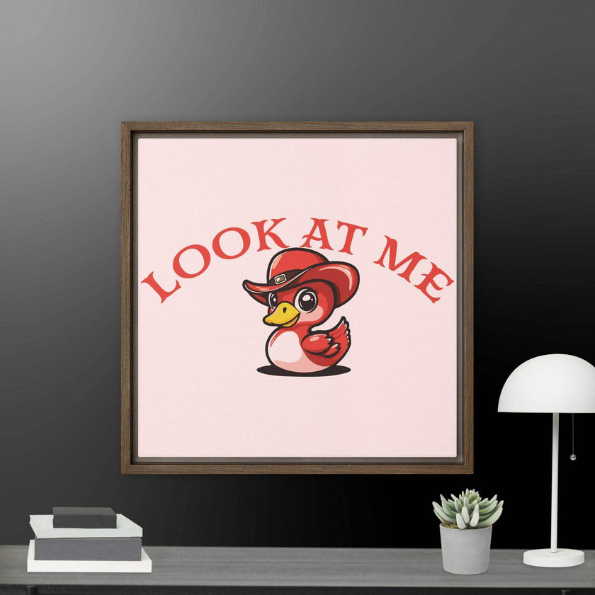 Look At Me Framed canvas - STYLISHOUR