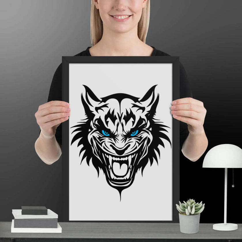 Savage Laughter Wall Art Framed poster - STYLISHOUR