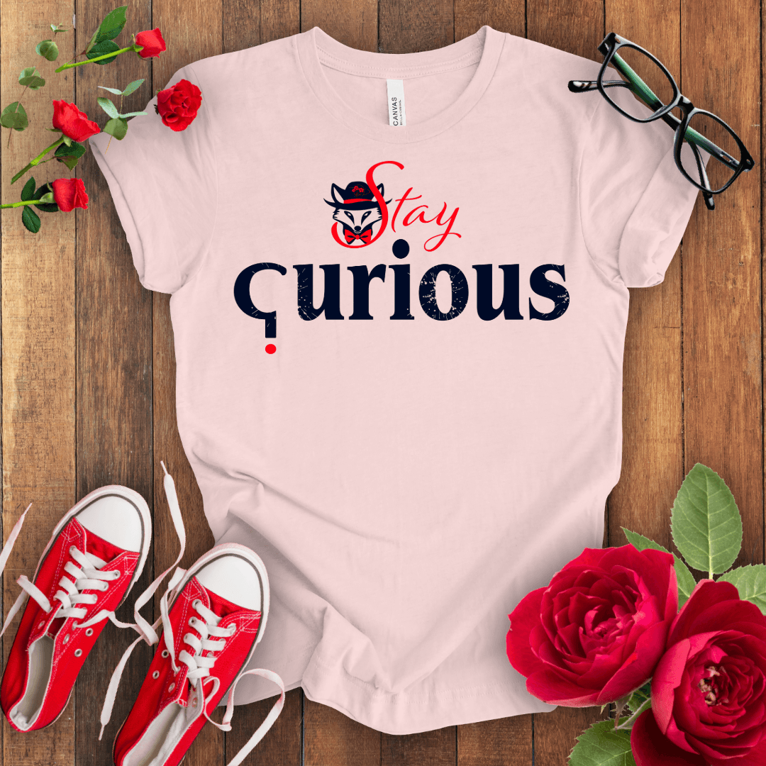 Stay Curious Fox T-shirt - STYLISHOUR
