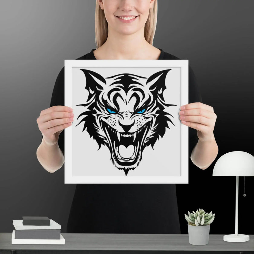 Fierce Fusion Wall Art Framed poster - STYLISHOUR